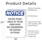 Signmission Enter Pond Area At Your Own Risk, 18 in W x Rectangle, Vinyl Decal OS-2PACK-NS-D-1824-V-12082 - alternate 5